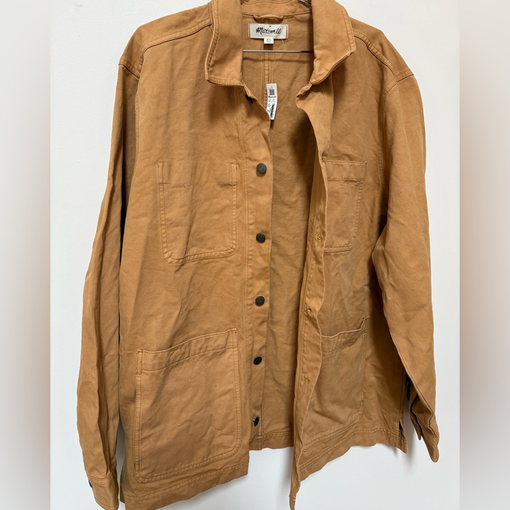 NWT Madewell Garment-Dyed Canvas Chore Jacket Size XL - Picture 8 of 13